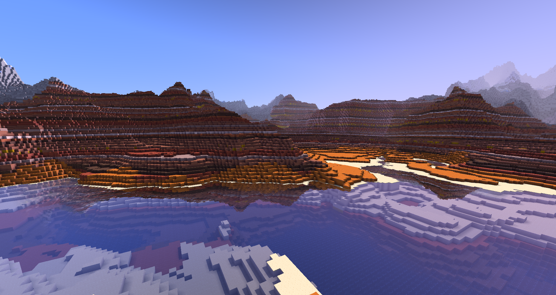 Mini Minecraft Badlands